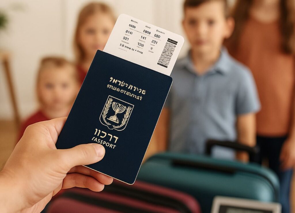 אישור יציאה מהארץ לילד להורים גרושים